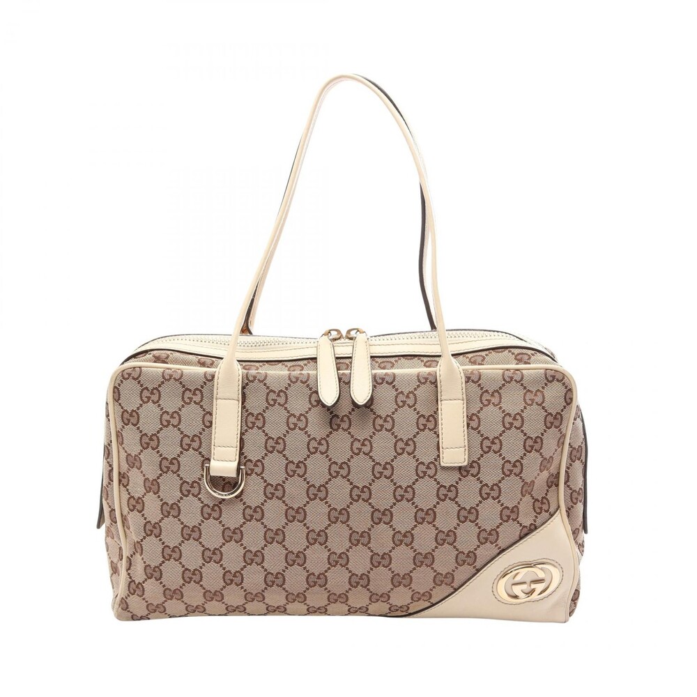 Gucci New Britt Gg Canvas Shoulder #323799G52B
